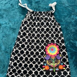 Hanna Andersson Black and White Patterned Dress